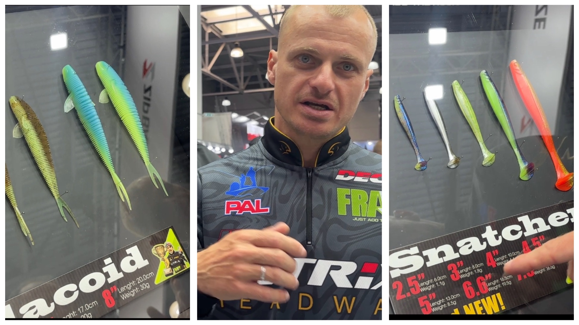 "Ловит всегда и везде" - Андрей Питерцов представляет универсальные приманки Snatcher и Placoid