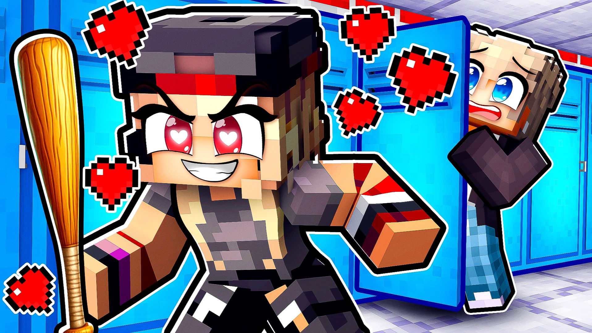 😱 Майнкрафт но В Меня Влюбилась Хулиганка Школы!