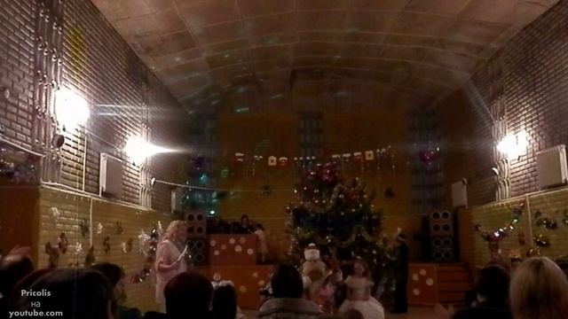 Детская ёлка в деревне Маловская 2015 год