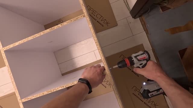 Сиренево-белая детская. Этап 2. Сборка корпусов.