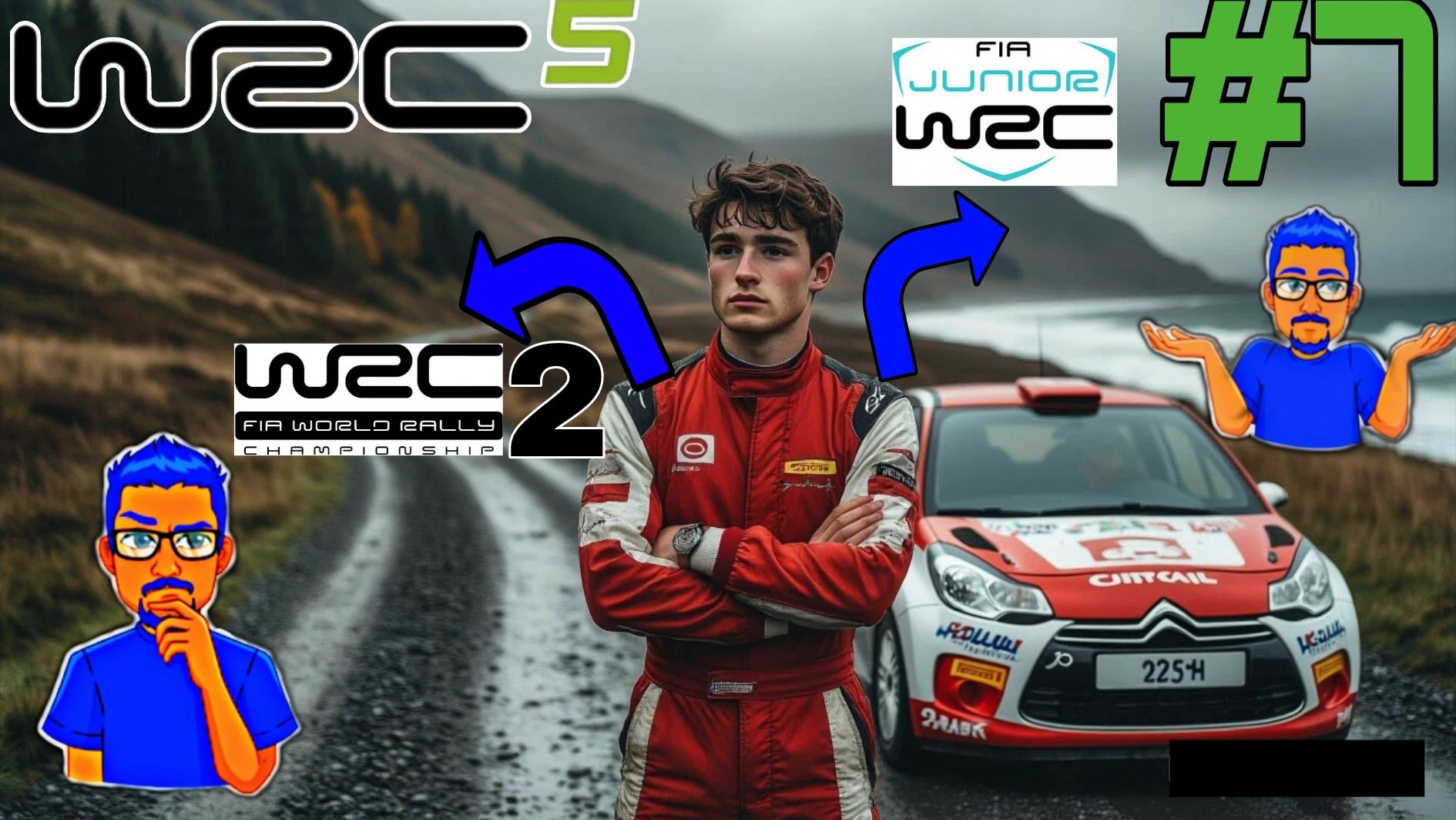 🔵WRC 5🔵#7🇬🇧-ФИНАЛ🔚 СЕЗОНА JUNIOR👶 WRC!