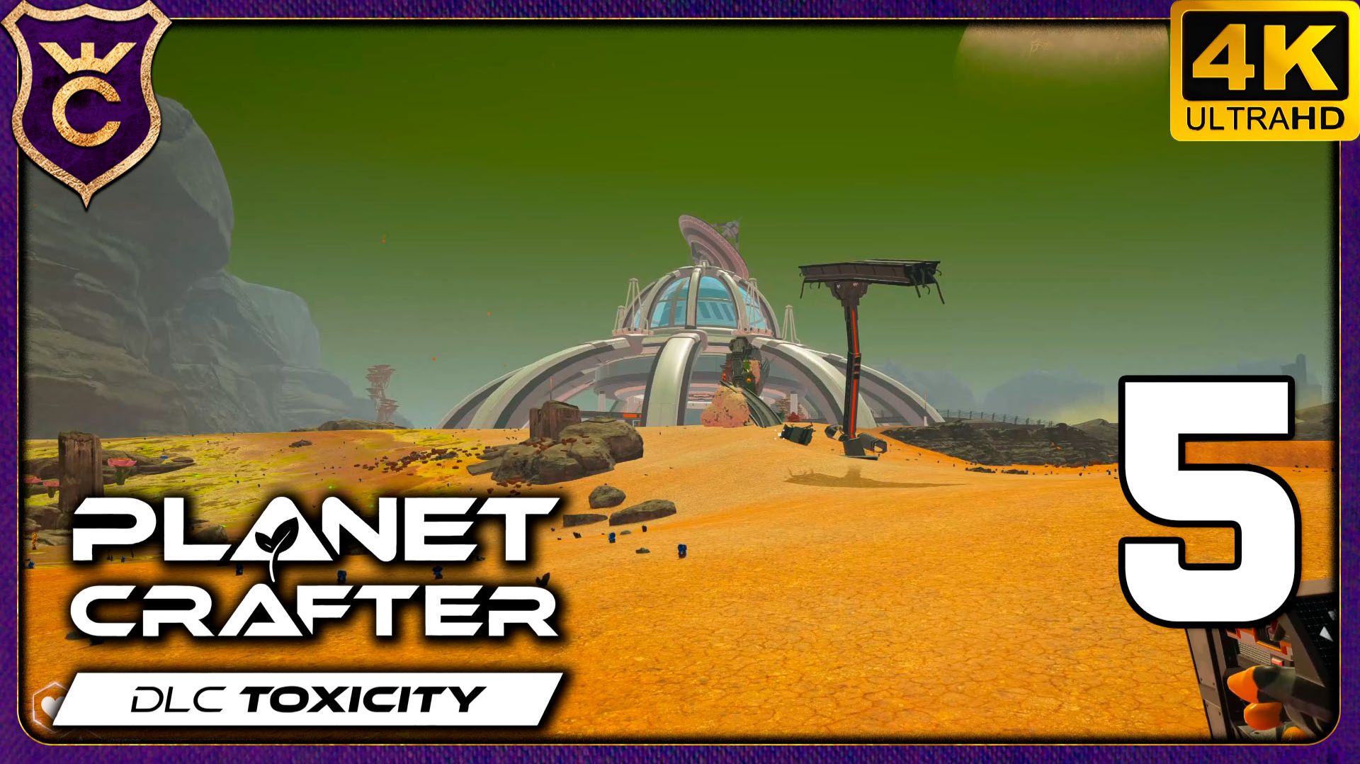 НАШЛИ ОСМИЙ, ОГРОМНЫЙ КУПОЛ, ПЕРВЫЕ РАКЕТЫ! 5 The Planet Crafter - Toxicity