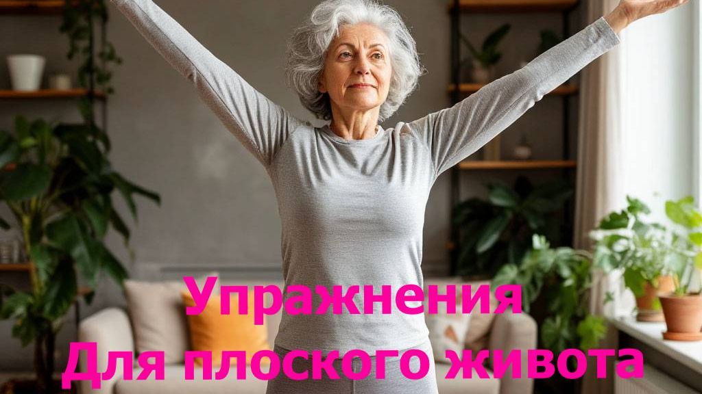 Для плоского живота Тренировка №1 Разрушаем мифы о жире на животе для женщин 50-60 лет