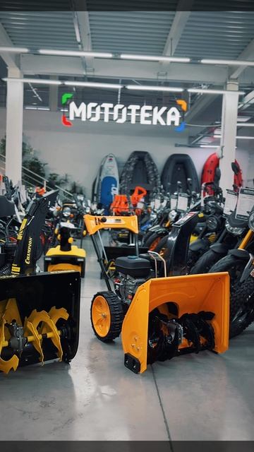 Приходите к нам за снегоуборщиками!