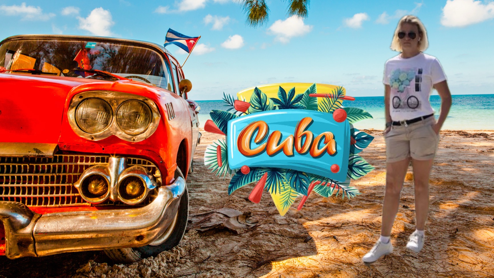 Побережье Кубы во время шторма