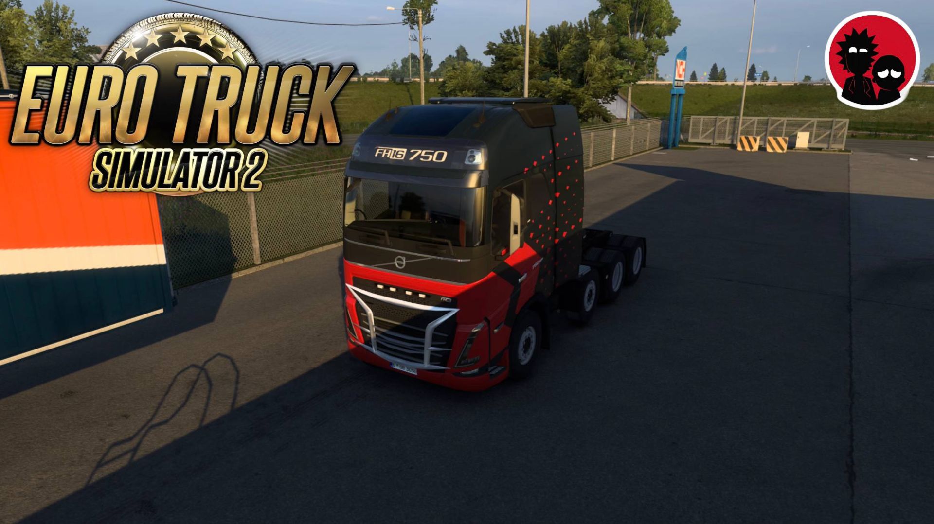 VOLVO перевозка фургонов. ETS 2! (Euro Truck Simulator 2)