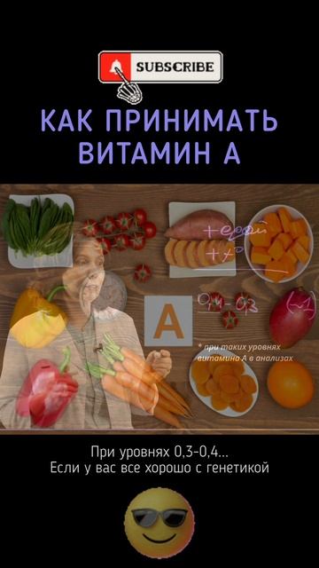 Витамин А ✓ как принимать 🫶😎