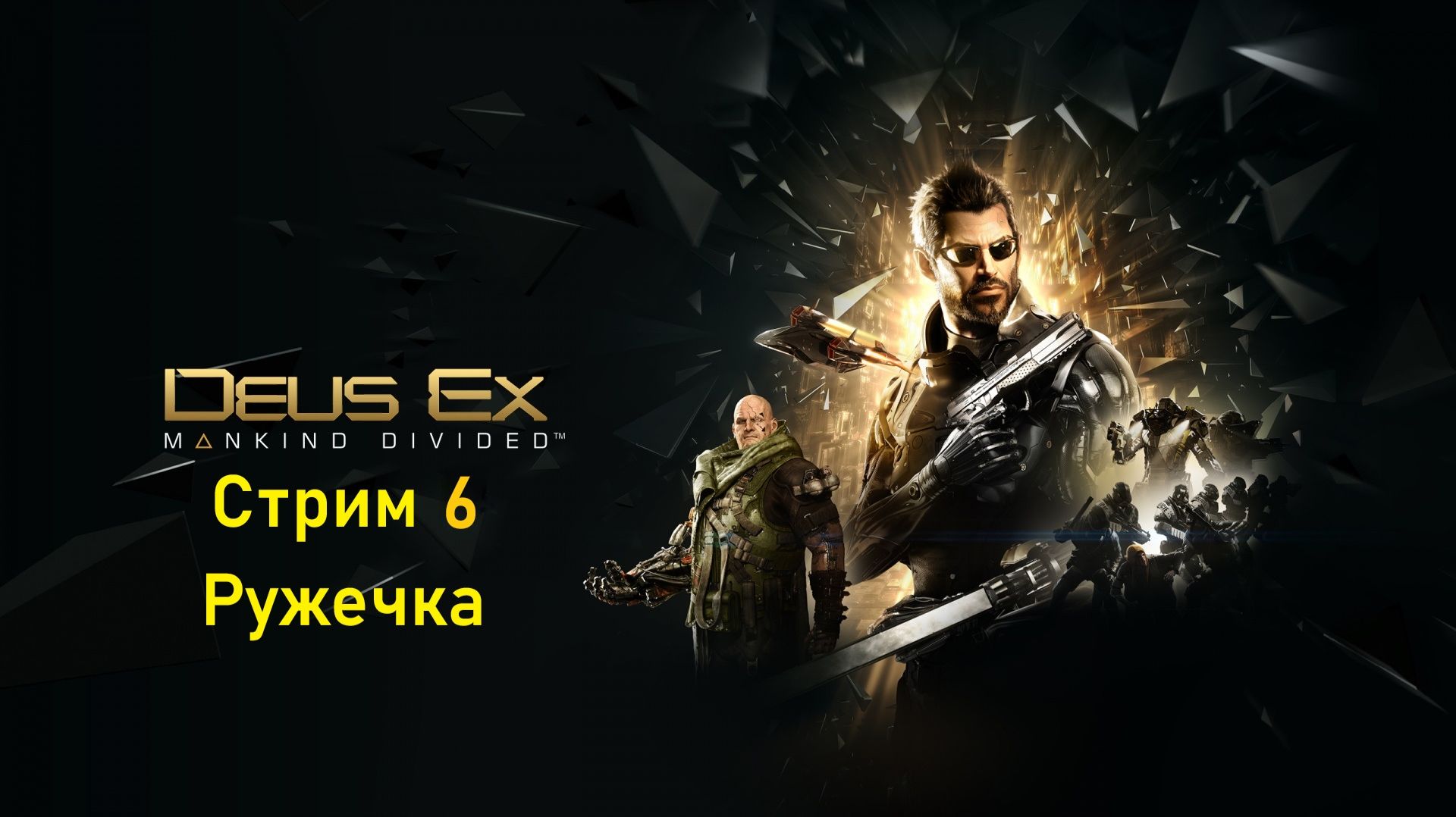 Субботний вечер с Deus Ex Mankind Divided™ - Стрим 6. Ружечка.