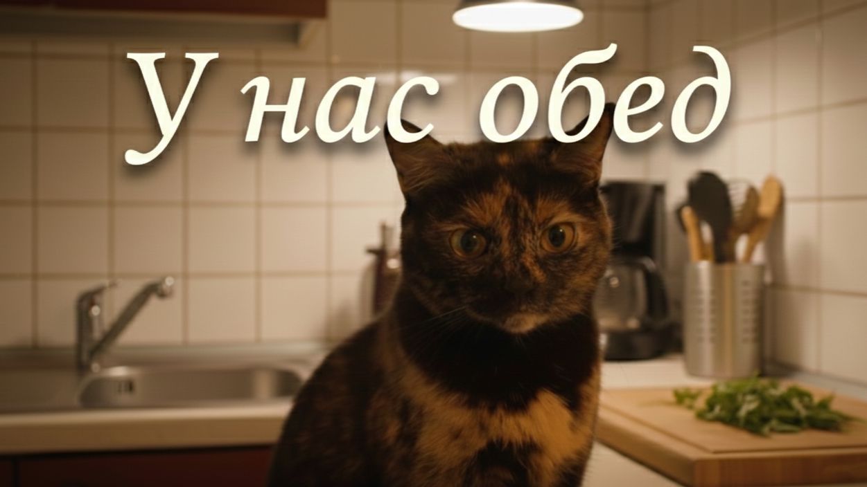 У нас обед