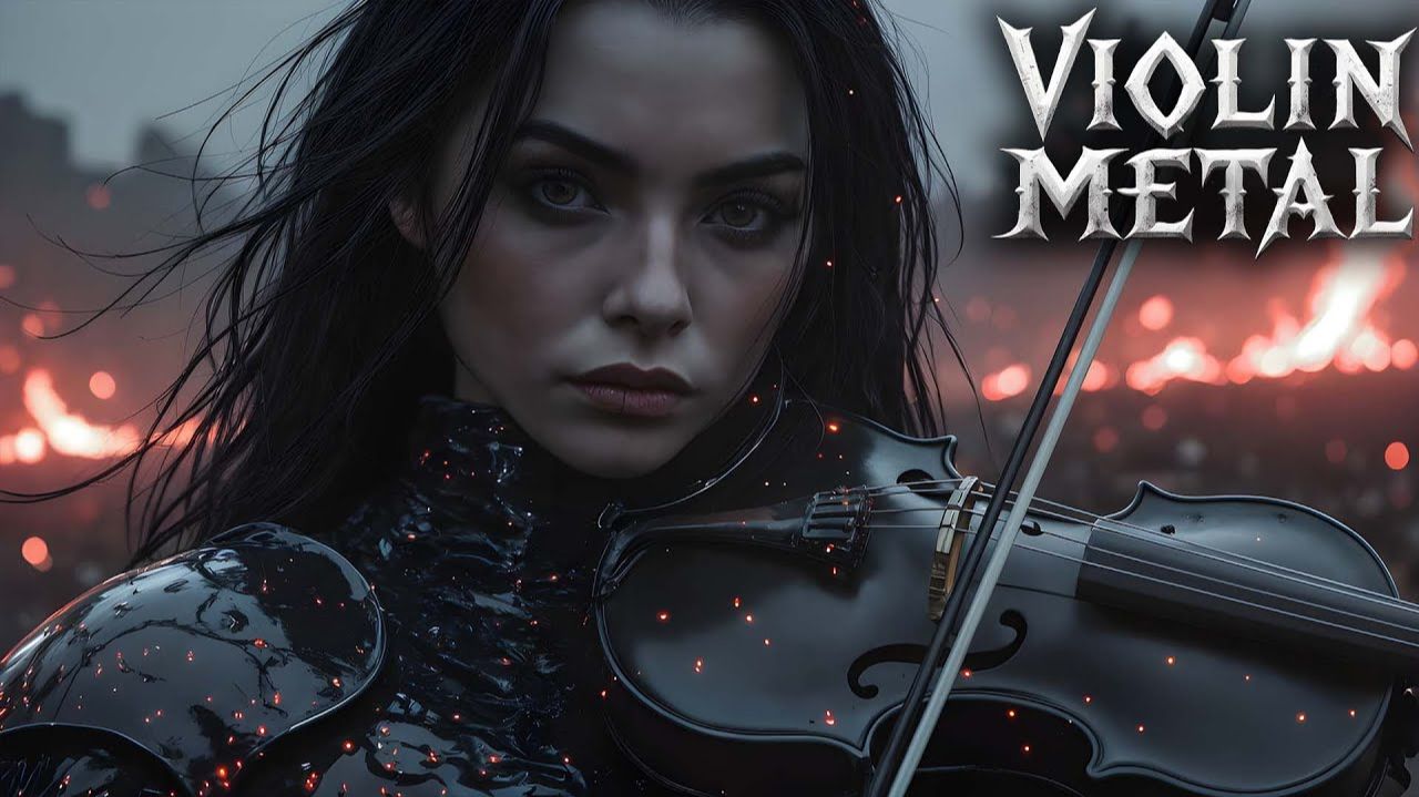 Dark Death Metal X Violin – Nightfall Anthem for Boss Fights 🎻⚡️🔥