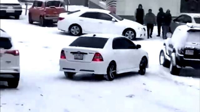 Сильная гололедица на Камчатке