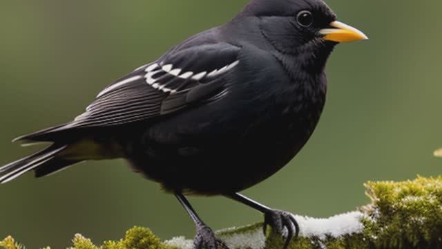 Звук природы. Птицы. Пение птицы Черный дрозд