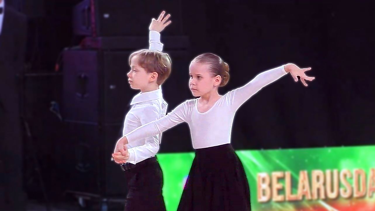 Дети-1 (Школа танца): медленный вальс, ча-ча-ча, джайв. Белая Русь 2025 / спортивные бальные танцы
