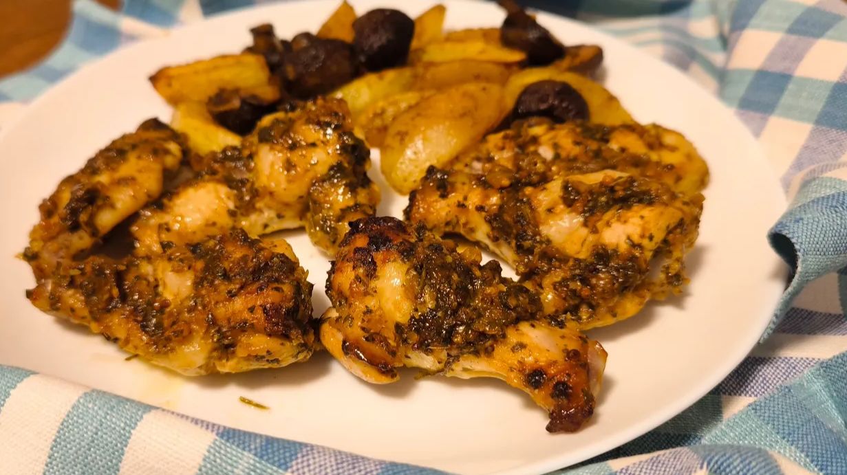 Сочные куриные крылышки в духовке — лучший маринад!