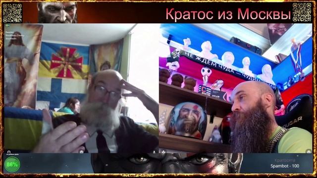 🤯Кратос бессилен,эта троица неизлечима🤯 чат рулетка с пришибленными 🤯