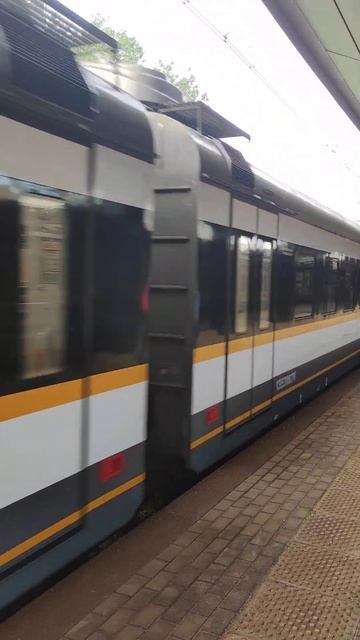 Электропоезд ЭП2ДМ на платформе Минская (МЦД-4)