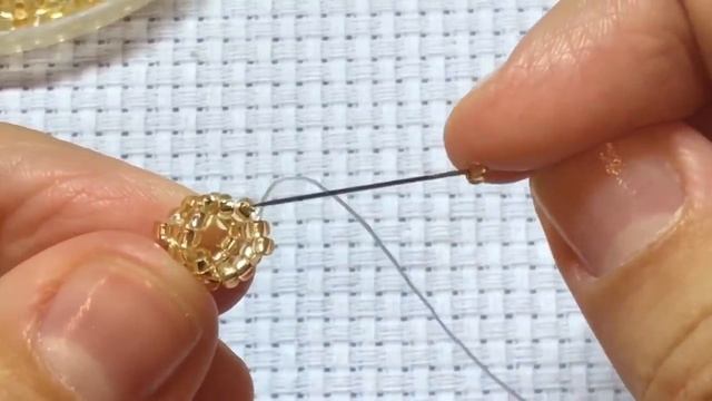 Плетём жгут из бисера без крючка 🤝