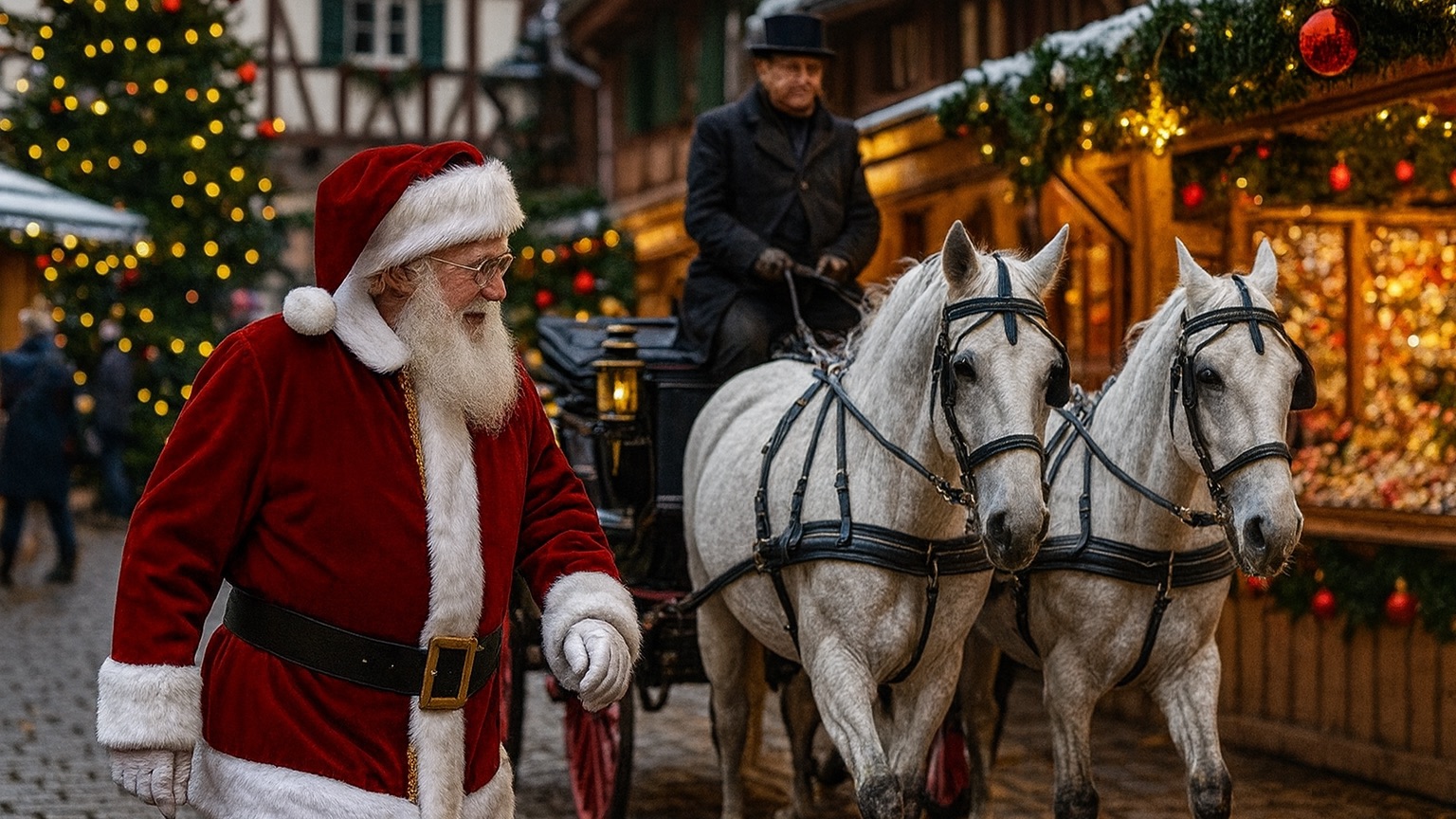 Рождественская ярмарка у собора Святого Стефана 🎄 Вена, Stephansplatz | Зимняя прогулка 2025 в 4K