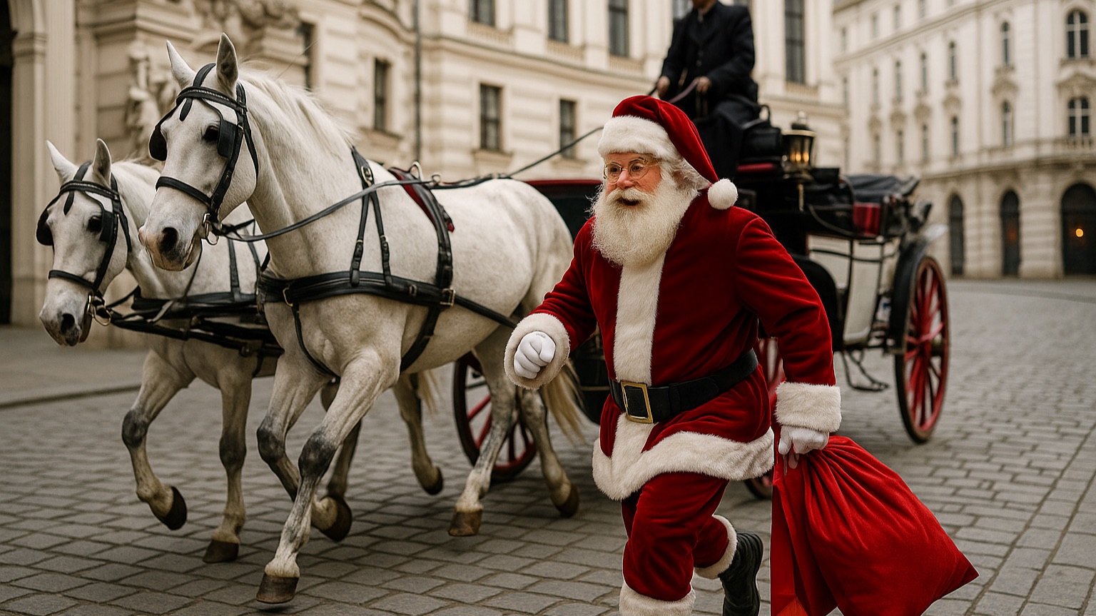 Вена, Австрия 🎄 Рождественская ярмарка “Am Hof” | Зимняя прогулка 2025 в 4K