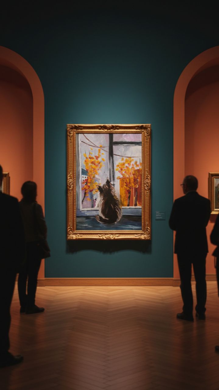 КОШЕЧКА У ОКНА