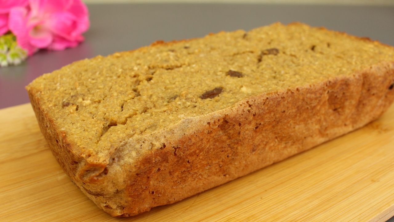 Яблочный пирог с овсянкой без муки и без сахара.