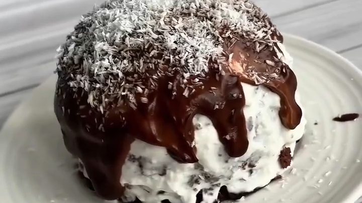 Нежный ПП-Тортик «Баунти»...🍰🥥😋    Рецепт ⤵️