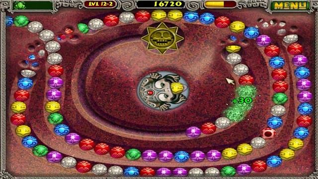 Zuma Deluxe (Walkthrough) - Stage 12