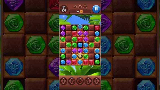 Планета Самоцветов 15, 16, 17, 18 и 19 уровень три в ряд