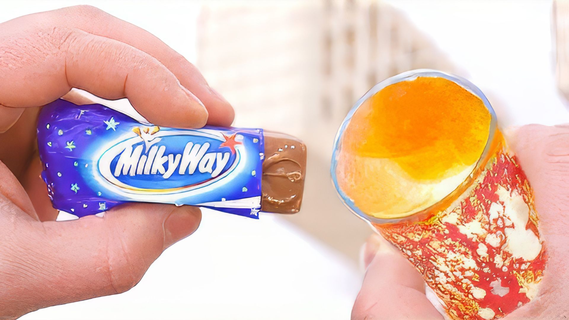 ЭКСПЕРИМЕНТ!  MilkyWay + ПОРОШОК