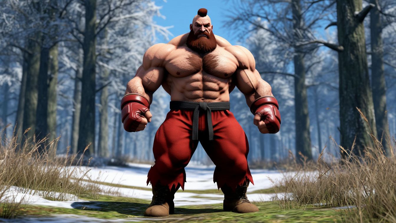 Зангиев в детстве кушал творог - теперь гнёт соперников в бараний рог! Street Fighter II (SNES).