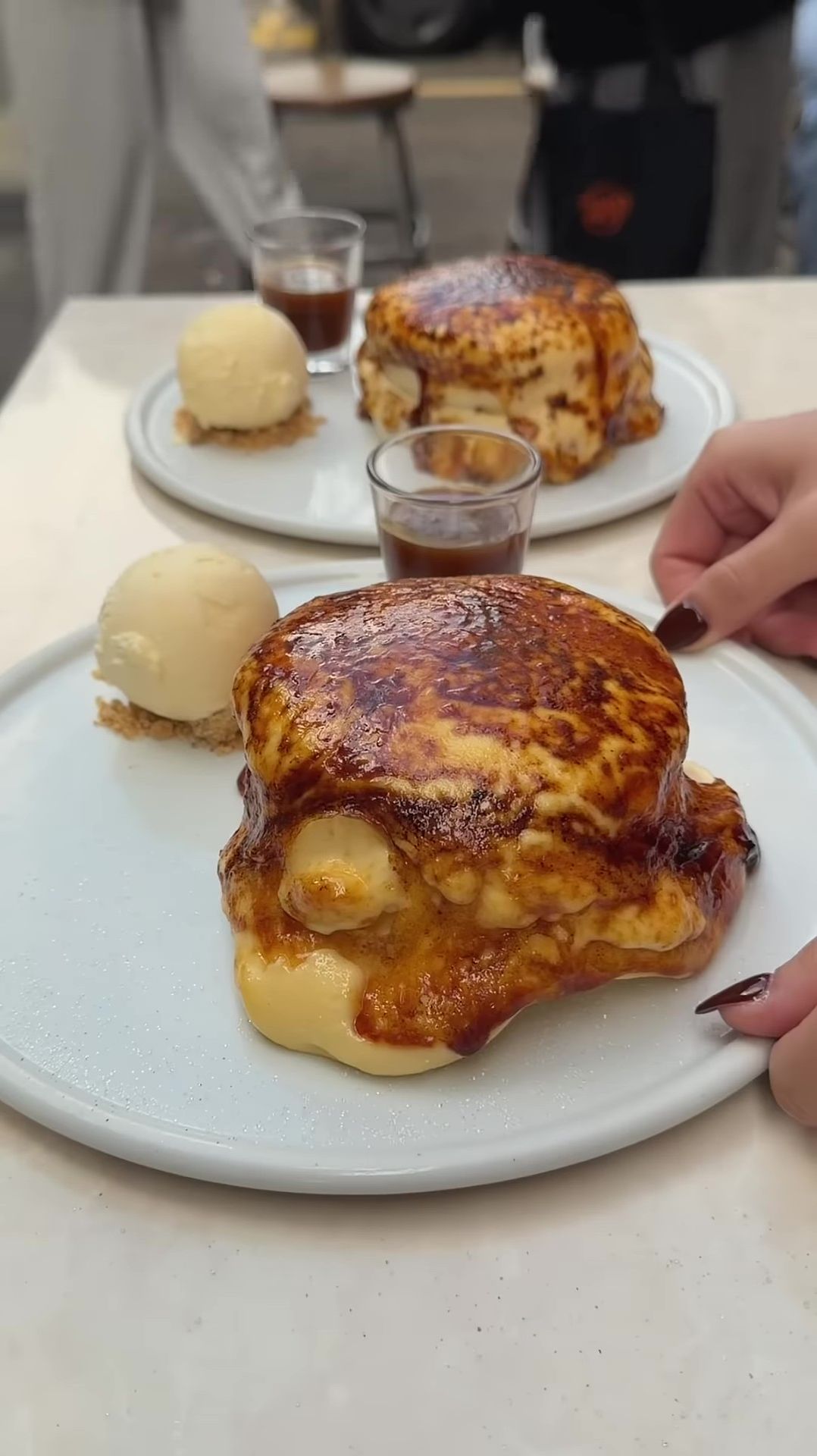 Пышные блинчики с крем-брюле🥞