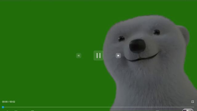 Медведь сиалор на зелёный фоне