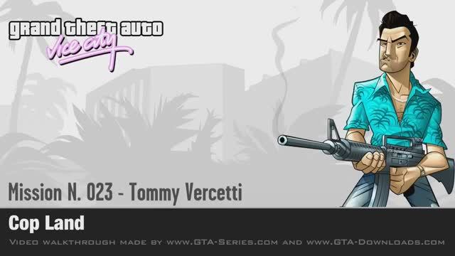GTA Vice City - Walkthrough - Mission #23 - Cop Land (HD)