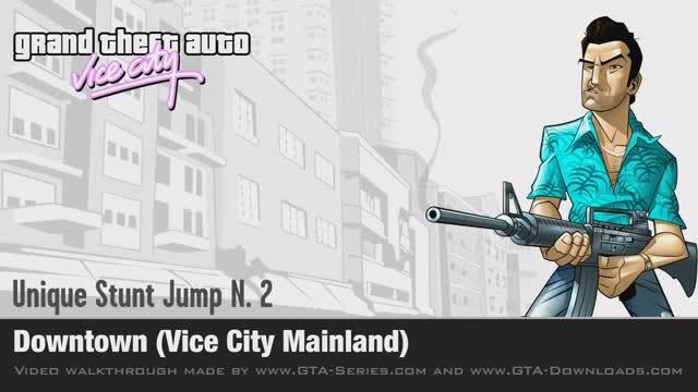 GTA Vice City - Walkthrough - Unique Stunt Jumps #2 - Downtown