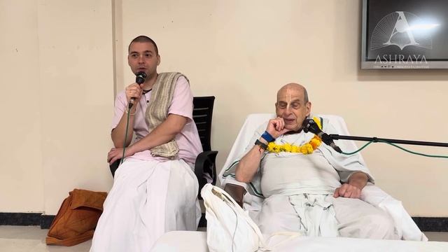 Ашрая в Дхаме'25: Встреча с Е. М. Бхуриджаном прабху. 2025.10.13