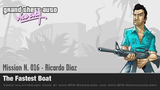GTA Vice City - Walkthrough - Mission #16 - The Fastest Boat (HD)