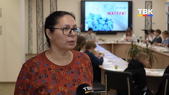 Тепло детских рук: мастер‑класс в библиотеке имени Сорокина ко Дню матери