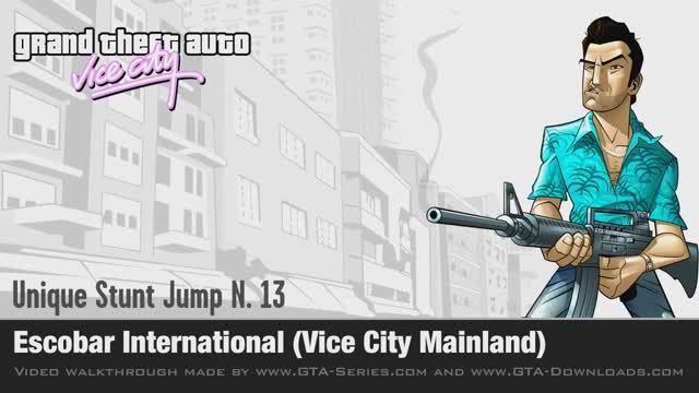 GTA Vice City - Walkthrough - Unique Stunt Jumps #13 - Escobar International