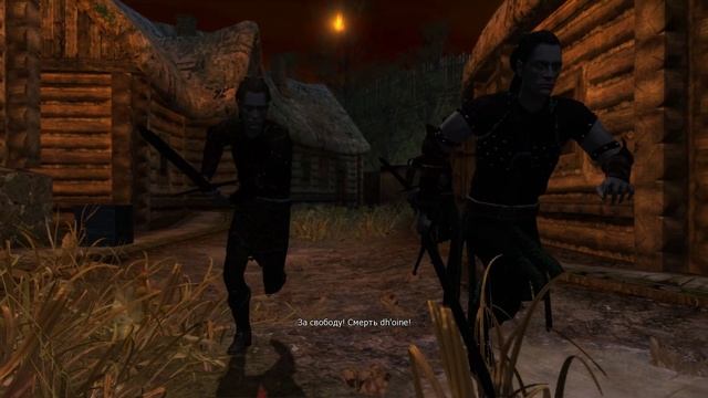 The Witcher Геральт и Одуван Возвращаемся Дамой в Вызиму Беспорядки в Городе #61