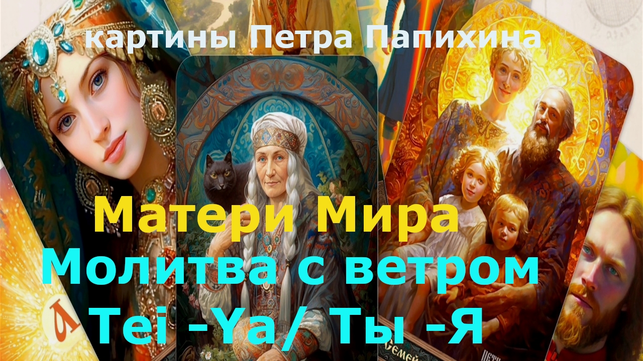 Молитва с ветром | Серия образов "МАТЕРИ МИРА" | цифровой художник Пётр Папихин | #деньМатери2025