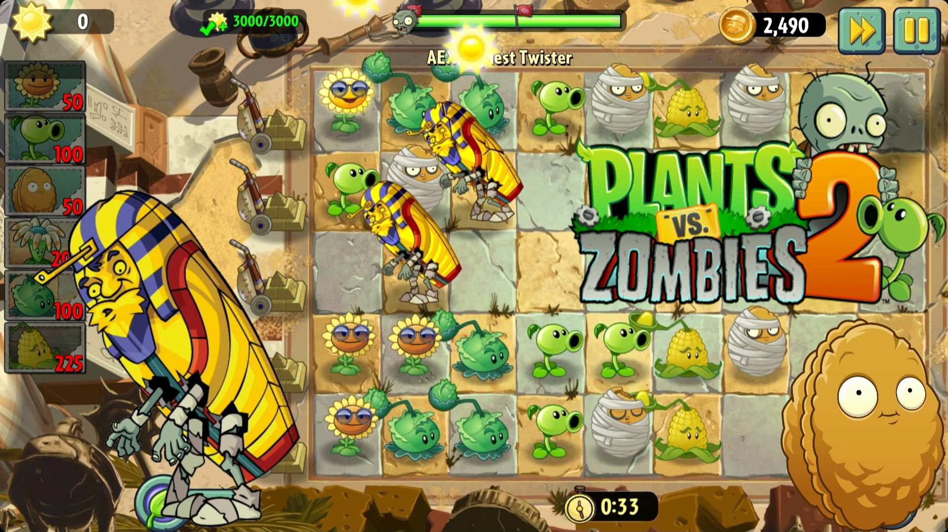 Растения против Зомби-2  Plants vs Zombies
