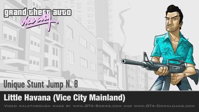 GTA Vice City - Walkthrough - Unique Stunt Jumps #8 - Little Havana