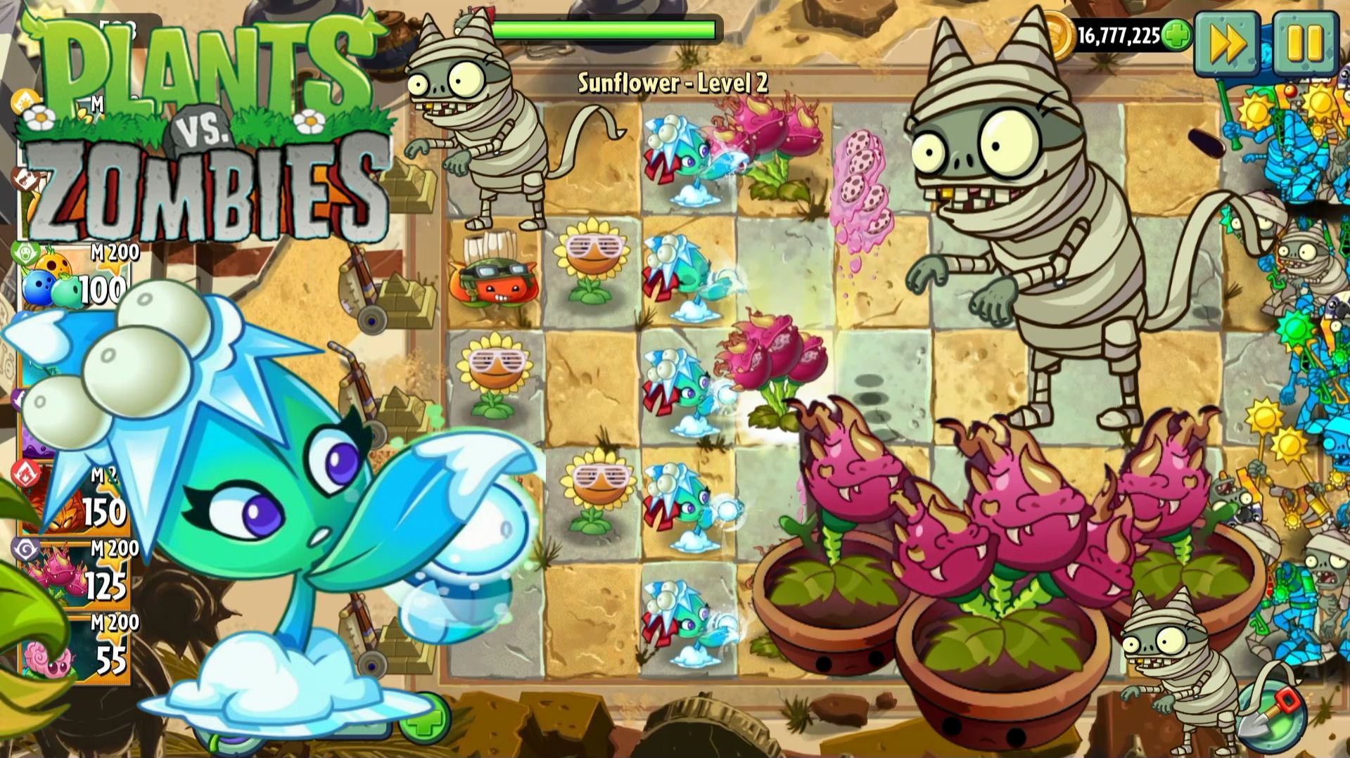 Растения против Зомби-2  Plants vs Zombies