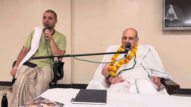 Ашрая в Дхаме'25: Настройка на ретрит "Наедине с Кришной". Е. М. Бхуриджан дас. 2025.10.10