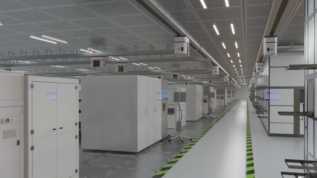 Производство микрочипов изнутри