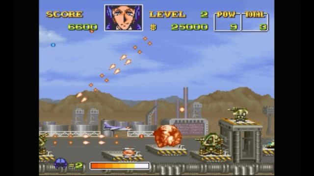 Super Nintendo (Snes) 16-bit Area 88 Mission 1 Прохождение