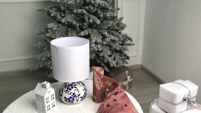 Лента для декорирования РОЖДЕСТВЕНСКАЯ РАДОСТЬ (Листья), розовая, 15х270 см, 126-DUE-2(PINK+CHAMP)-4