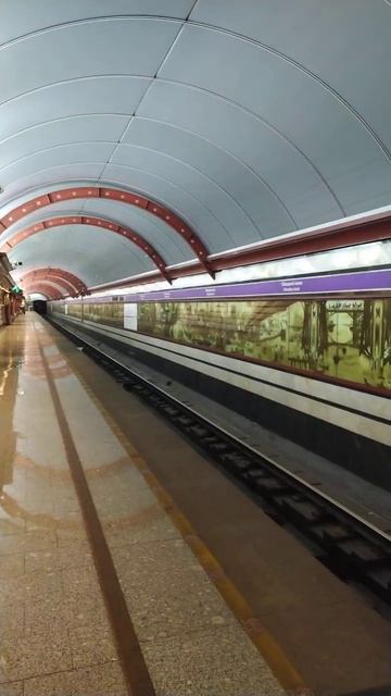 ст. метро Обводный канал, Фиолетовая (Фрунзенско-Приморская ) Линия, Ленинград (С-Пбург) Фрагмент 2