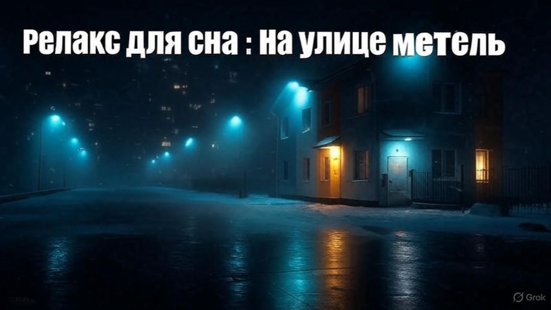 Релакс для сна : На улице метель