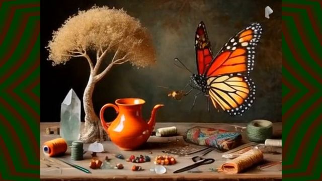 Ветка хурмы ver-7  диско неон — сделано в Clipchamp